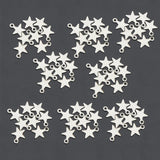 100 Pieces Stainless Steel Star Charms for Bracelets Anklets Waist Chain Hair Tie DIY Handcrafts Accessory Blank Unpainted - Aladdin Shoppers