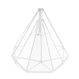 Maxbell 2Pcs Geometric Diamond Ceiling Pendant Light Shade Lampshades Cover Inside