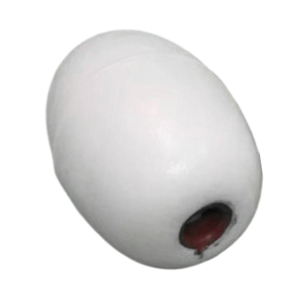 Maxbell Kayak Anchor Float Buoy Olive Shaped Portable Rope Ball for Marine Pool Dock White
