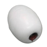 Maxbell Kayak Anchor Float Buoy Olive Shaped Portable Rope Ball for Marine Pool Dock White