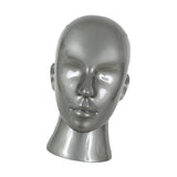 Male Mannequin Head Freestanding Hat Display Stand for Shop Headset Tabletop Gray