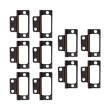 Maxbell 10 Pieces Door Hinges Premium Accessories for Living Room Cabinets Red Antique