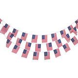 Maxbell 10m American 30Pcs US Flag String Bunting Banner Garland Outdoor Decor - Aladdin Shoppers