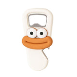 Maxbell Beer Bottle Opener Cartoon Practical Can Lid Opener for Kitchen Picnic Party White Large Mouth