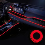 Car strip, Universal Serial Bus powered, mood lighting, flexible, atmosphere light Red 100cm