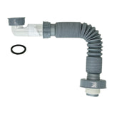 Maxbell Kitchen Sink Drain Pipe Plug and Play Telescopic for Washbasin Bathroom Dorm 90cm
