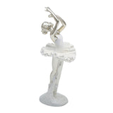Maxbell Ballerina Figurine Ballet Dancer Figurine for Living Room Cabinet Home Decor Style B