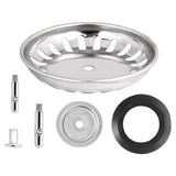 Maxbell Kitchen Sink Drain Strainer Sleek Drain Cover Sink Plug for Restaurant Hotel 8cm