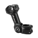 Maxbell Aluminium Alloy Bicycle Stem Handlebar Accessories Riser for Track Bike MTB black 31.8X125mm - Aladdin Shoppers