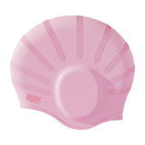 Maxbell Waterproof Swimming Hat Silicone Swim Cap for Women Men Pool Long/Short Hair Pink