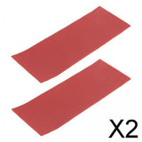 Maxbell 2xRubber Shoe Soles Repair Patches Sole Protector Anti Slip Outsoles Insoles Red