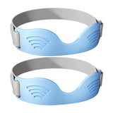 Maxbell 2 Pieces Patella Tendon Knee Straps Knee Braces for Running Squats Badminton Blue