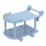 Maxbell 1:12 Dollhouse Kitchen Serving Cart Miniature for Furnishings Home Dollhouse Blue