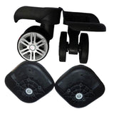 Maxbell 2Pcs Luggage Suitcase Wheels Wear Resistant Easy Installation Swivel Casters L