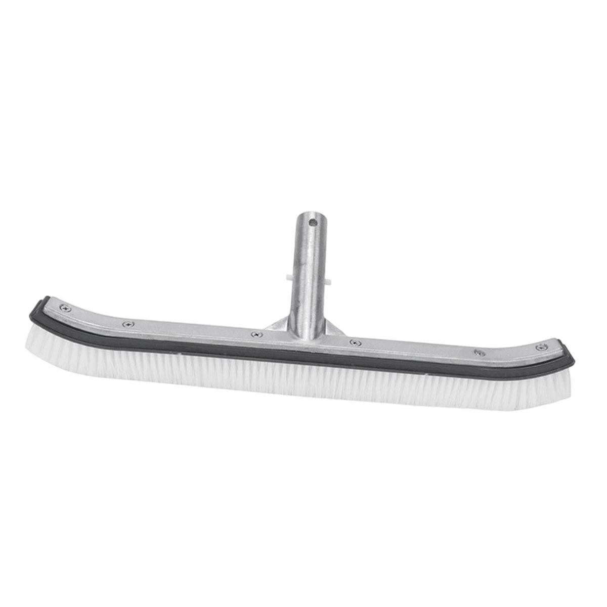 Maxbell Pool Brush Head Portable Swimming Pool Wall Brush Attachment Aluminum Handle