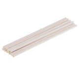 Maxbell 40 Pieces 4 Sizes Balsa Wood Unfinished Wood Round Stick Dowel Rod DIY Craft