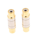 Maxbell 5xSingle RCA Phono Coupler Female to Female Audio Video Connector Adaptor