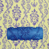 Maxbell 2pcs 5.9" Wall Painting Roller Home Decoration Machine Empaistic Flower Pattern