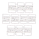 Maxbell Plastic Bikini Bra Clips Hook Swimwear Clicker Bikini Accessories 14mm Clear - Aladdin Shoppers