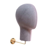 Maxbell Mannequin Head Wall Mount for Hats Caps Prop Rack Shop Wig Head Holder