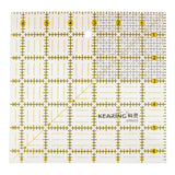 Maxbell 2pcs Plastic Square Rectangle Quilting Templates Patchwork Sewing Rulers