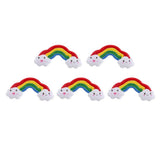 Maxbell 5pcs Micro Landscape Decorations Mini Rainbow Garden Landscaping L #3 - Aladdin Shoppers