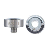 Maxbell Angle Grinder Adapter with Lock Nut Kit Connector for Bits Drum Wheels 0.61 inch