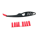 Maxbell Glass Glue Angle Scraper Portable Caulk Remover for Floor Window Corner with case