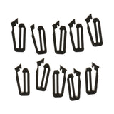 Maxbell 10pcs 25mm Molle Webbing Connecting Clips Strap Buckle Backpack Clip Black - Aladdin Shoppers