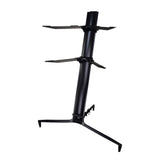 Maxbell Aluminum Alloy Keyboard Stand Anti Slip Portable Height Adjustable for Stage black