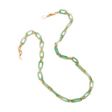 Maxbell Glasses Chain Holder Acrylic Sunglasses Lanyard for Office Photo Props Beach Green