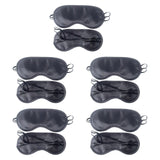 Maxbell 10x Sleeping Masks Eye Shade Covers for Flight Napping Adults Light Blocking Black