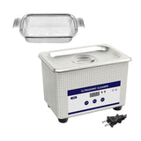 Maxbell Ultrasonic Jewelry Cleaner 40KHz Glasses Cleaning Machine for Dentures Rings