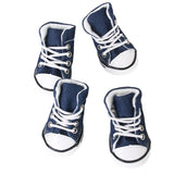 Maxbell Maxbell Pet Dog Shoes Boots Sneakers Denim Blue - Size 5