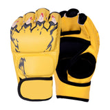 Maxbell Kick Boxing Gloves Gear Boxing Practice Training Gloves for Sports Taekwondo Yellow