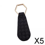 Maxbell 5xMagnetic Hat Clip Portable Travel Hat Clip for Wide Brim Hats Women Backpack 10x4cm Black