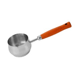 Maxbell Hot Oil Pan Cookware Cooking Pot Mini Frying Pan for Home Kitchen Egg Frying Wood Handle 22.5cm