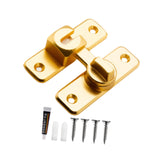 Maxbell Zinc Alloy Door Lock Lathch Door Latch Lock for Bedroom Home Security Garden Gold