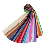 Maxbell Maxbell 56 Pieces Jelly Roll Fabric Strips Sewing Precut Patchwork Roll Quilt Strips 6.5x50cm