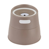 Maxbell Maxbell Cat Water Fountain Feeding Station Raised Cat Bowl for Dogs Cats Travel Brown