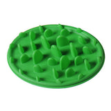 Maxbell Maxbell Pet Dog Cat Slow Feeder Anti-Slip Bowl Gulp Choke Feeding Dish Bowl Green L