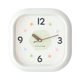 Maxbell Modern Wall Clock Easy Read Minimalist Timepiece for Office Bedroom Decor Light Green