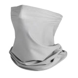 Maxbell with Ear Loops Polyester Fabric Windproof for Outdoor Activities Comfortable Light Gray