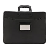 Business Briefcase Edge Stitching with Zipper Water Resistant File Carry Bag