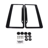 Maxbell 2x LED License Number Plate Light for Ibiza Leon + License Plate Frame Black