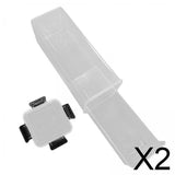 Maxbell 2xFresh Bread Storage Container Sandwich Bread Holder for Camping Trips Hiking