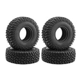Maxbell 4Pcs 1/10 RC Car Tires Sturdy RC Model Climbing Car Tires DIY Accessory