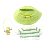 Maxbell Doll Clothes Decor Sit and Sit Party Lightweight Gift with Mini Water Bottle Green