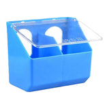 Maxbell Pigeon Feeder Cage Mount Heavy Duty Hanging Box for Cockatiels Ducks Pigeons Blue