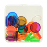 Maxbell 4x30pcs Notebook Plastic Disc Binding Mushroom Hole DIY Buckle Binding 24mm
